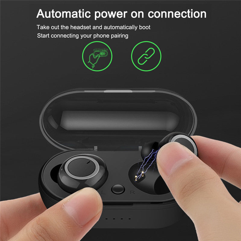 W12 wireless Bluetooth earphones HiFi headphones Game earbuds cool headset cute earphone